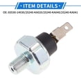 thumbnail image 6 of Unique Bargains Engine Oil Pressure Sensor Compatible for Honda for Acura 1991-1994 Durable Metal Plastic Black Silver Tone, 6 of 6