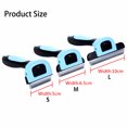 thumbnail image 2 of Pet Grooming Brush Deshedding Tool for Cats Dogs Effectively Reduces Shedding Blue, 2 of 6