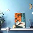 thumbnail image 5 of 12x18 inch Canvas Frameless Picture Coffee Cup & Potted Plant,Coffee Hall,Apartment Home,Office Wall Decor Posters & Prints,Gift For Coffee Enthusiast,Funny Coffee & Potted Plant Decor Poster, 5 of 6