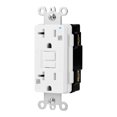 thumbnail image 1 of Receptáculo GFCI Amazon Basics, resistente a la intemperie, 20 A, blanco, 1 of 4