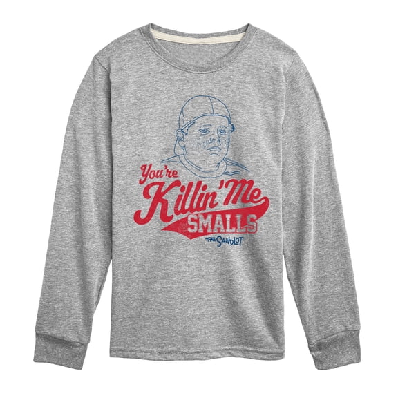 The Sandlot - Killin Me Smalls - Youth Boys Long Sleeve Graphic T-Shirt