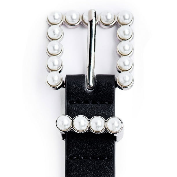 Pearl buckle belt online