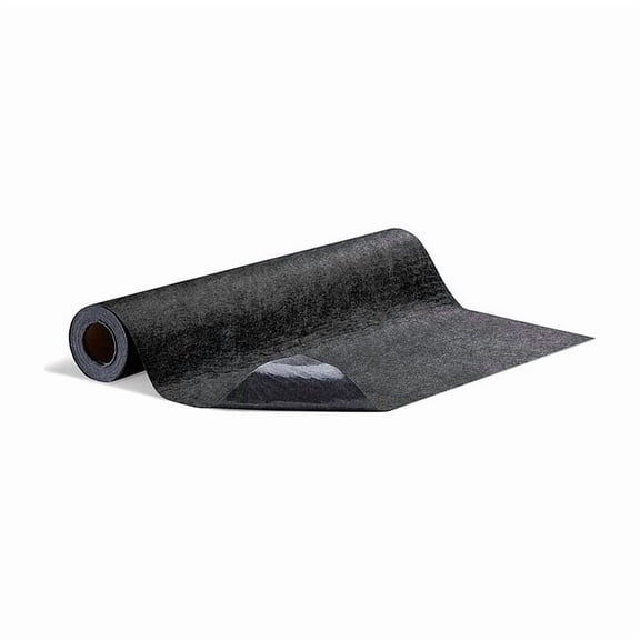 Sorbent Roll, 2 gal, 3 ft x 25 ft, Universal, Black, Polypropylene