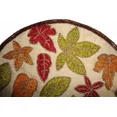 thumbnail image 3 of Hand Beaded Maple Leave Placemat 15" Round, Holiday Table Mat for Home Décor, Banquets, Thanksgiving and Special Occasion, 3 of 5