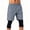 AB26 Grey, variant on Basketball Shorts For Men Solid Color Elastic Waist Straight Leg Shorty With Liner Quick Dry Comfort Mens Athletic Sport Trainning Shorts Grey Size S