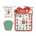 thumbnail image 3 of BESTSKY 2026 New 24 Player Festive Bingo Game Set 33 Pieces Family Holiday Activity with Number Tokens Christmas Bingo Cards for Family,Party,Holiday,Kids,Friends, 3 of 6