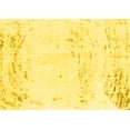 thumbnail image 1 of Ahgly Company Machine Washable Indoor Rectangle Abstract Yellow Modern Area Rugs, 2' x 3', 1 of 4