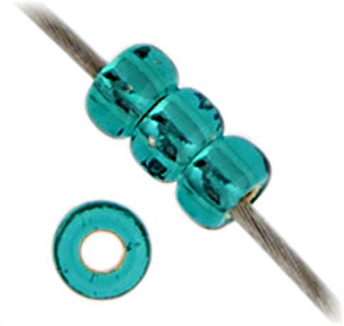 Miyuki Glass Seed Beads 11/0 (250g) DB2425 Silverlined Teal Caribbean Bead
