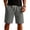 Gray -AN15, variant on Dwellite Mens Shorts Casual Summer Elastic Waist Drawstring Lightweight Solid Beach Vacation Shorts with Pocket Complexion L