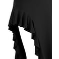 thumbnail image 4 of Doublju Women's Flowy Ruffle Asymmetrical Maxi Skirt (Plus Size Available), 4 of 4