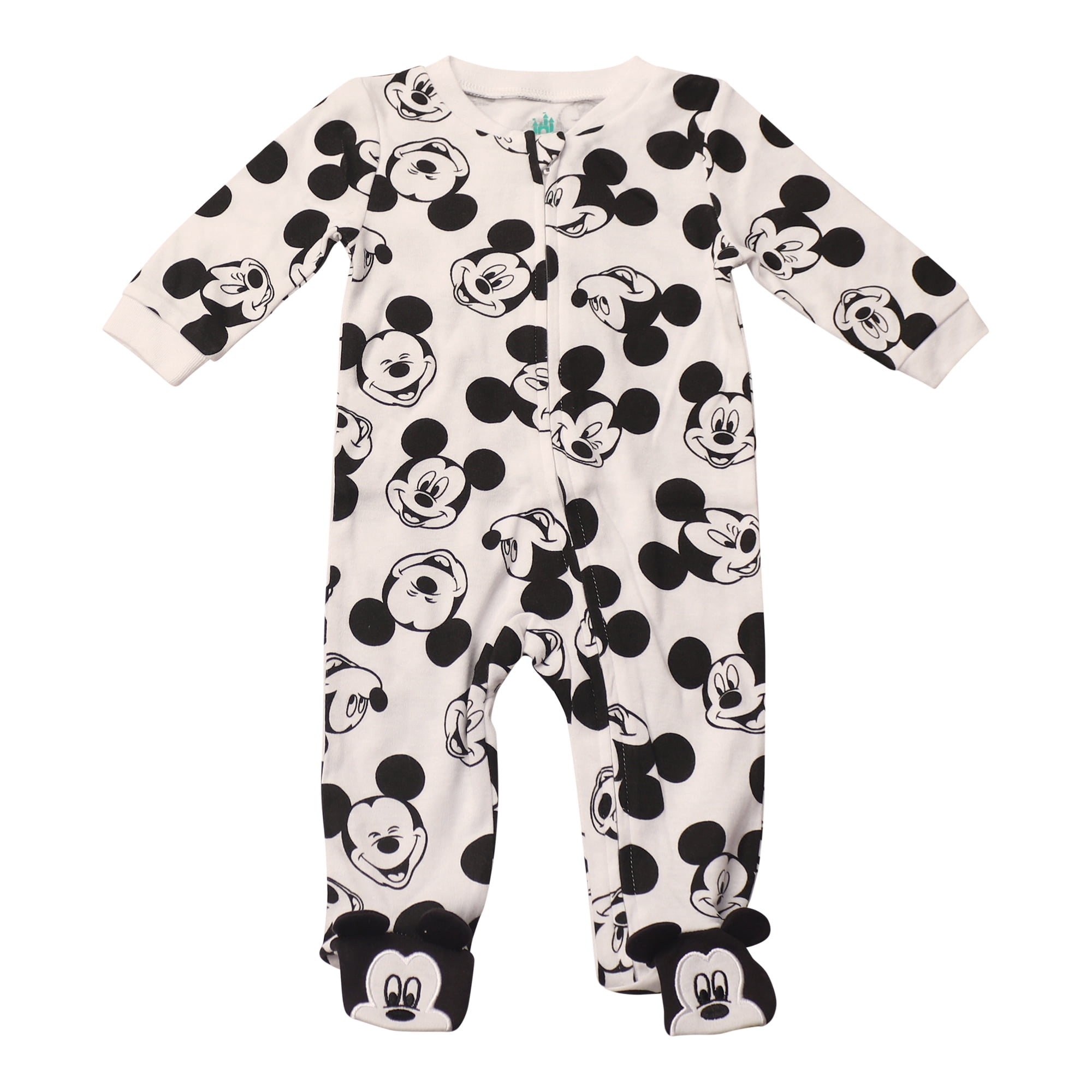 Disney Clothes Baby Boys 2-Pack Quilted Footed Coveralls - Mickey Mouse, Winnie the Pooh and Dumbo (0/3M-6/9M)