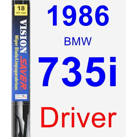 - 1986 BMW 735i Driver Wiper Blade - Vision Saver