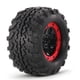 thumbnail image 3 of Accesorios RC Neutas de camión de 155 mm 1/8 AUSTARHOBBY 2Pcs con recambio de llanta de rueda de bloqueo para coche de control remoto de TRAX4 SUMMIT E-Revo HPI Savage XL Flux HSP Abanopi Accesorios RC, 3 of 6