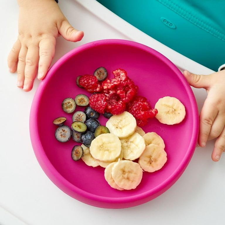 OXO Tot Pink Silicone Bowl