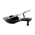 thumbnail image 3 of Sam Edelman Women's Toni Slingback Kitten Heels Black/Alpine Ivory 7M, 3 of 8