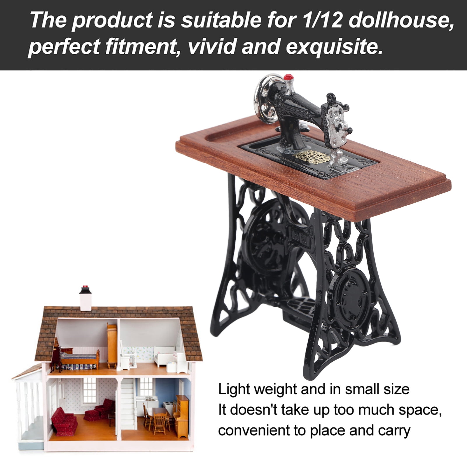 Sewing Machine - True2Scale Dollhouse Miniatures
