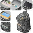 thumbnail image 4 of Paisley Pattern Backpack for School,Cute School Bag,Schoolbag with Adjustable Shoulder Straps & Padded Back,16.9 Inch, 4 of 5