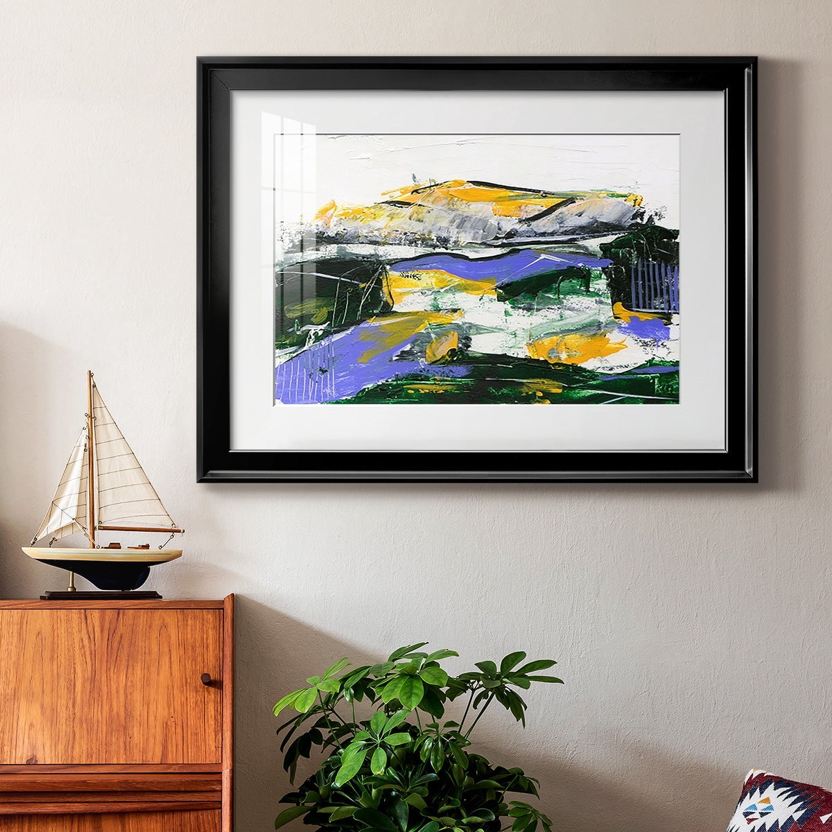 Silent Mountain I Premium Framed Print - Ready to Hang