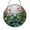 Acrylic 3.5 Inch, variant on Pond Frog Lily Flowers Stained Glass Suncatcher Window Art Nature Inspired Hanging Decorative Glass