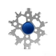 thumbnail image 1 of Herramienta multiusos 22 en 1 con forma de copo de nieve y llave de tarjeta multifuncional, regalo para hombres, azul, 1 of 4