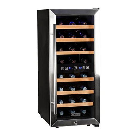 Koldfront TWR247E Stainless Steel 14" Wide 24 Bottle Wine Cooler