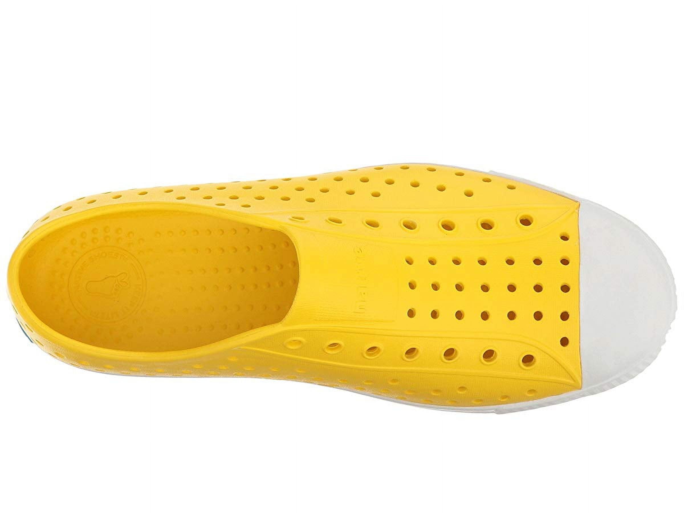 Native Jefferson Kids/Junior Shoes - Crayon Yellow/Shell