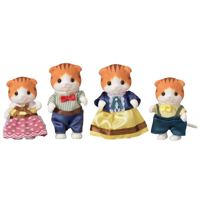 Set de muñecos EPOCH Sylvanian Family Familia Gato Maple FS-30