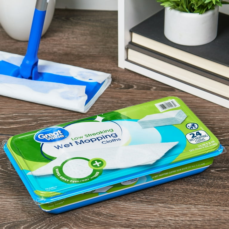 Great Value Wet Mopping Cloths 24 Count