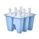 thumbnail image 1 of Moldes de silicona para hacer helados, reutilizables, para niños. 6 celdas azul, 1 of 9