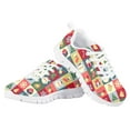 thumbnail image 4 of Pzuqiu Boys Girls Kids Sneakers Running Athletic Gym Shoes Christmas Lightweight Breathable Kids Shoes for Tennis Trekking Hiking,Size 11, 4 of 5
