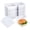 200Pcs Dessert Containers, variant on 100 Count Clear Plastic Food Containers with Lids Thick Disposable Clamshell Boxes for Cake Slices Desserts Sandwiches Salads Pastries Fruits Takeout Trays