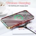 thumbnail image 4 of CASEFIV Compatible with Samsung Galaxy S25 FE Case,Marble Pattern 3 in 1 Heavy Duty Shockproof Hard PC+Soft Silicone Drop Protective Women Girls Case for Galaxy S25 FE (2025),Rose Gold, 4 of 7
