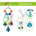 thumbnail image 4 of Bird Swing Toys with Bells Pet Parrot Cage Hammock Hanging Toy, 4 of 7