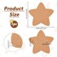 thumbnail image 2 of Tablero de corcho para chinchetas con forma de estrella, 1,27 cm de grosor, para colgar en la pared. Tablero de corcho de madera para anuncios., 2 of 9