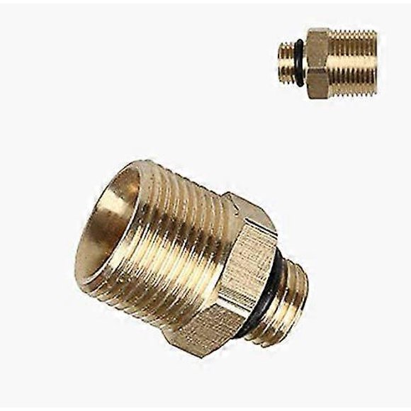 Connecteur de Canon à Mousse pour Nettoyeur Haute Pression KRANZLE/ Himore/ Ubermann Pistolet de Nettoyeur Haute Pression (Femelle M22 14mm), Filetage Mâle 1/4 Pouces Lance à Mousse de Neige