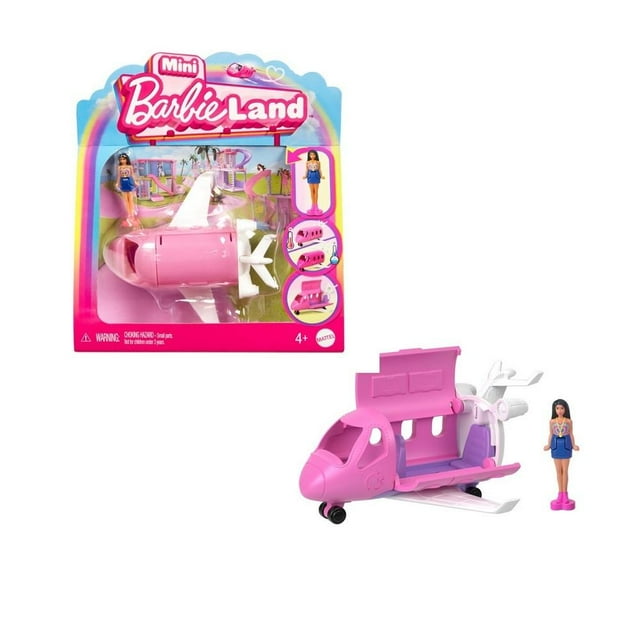 Vehículo para Muñecas Barbie Mini BarbieLand Avión de los Sueños