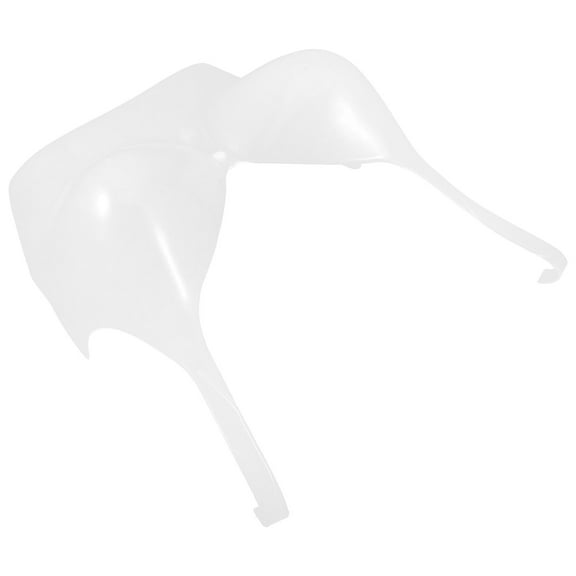 Worgeous White Plastic Bra Mannequin for Women Display Use Lightweight and Sturdy Storage Size 1.0