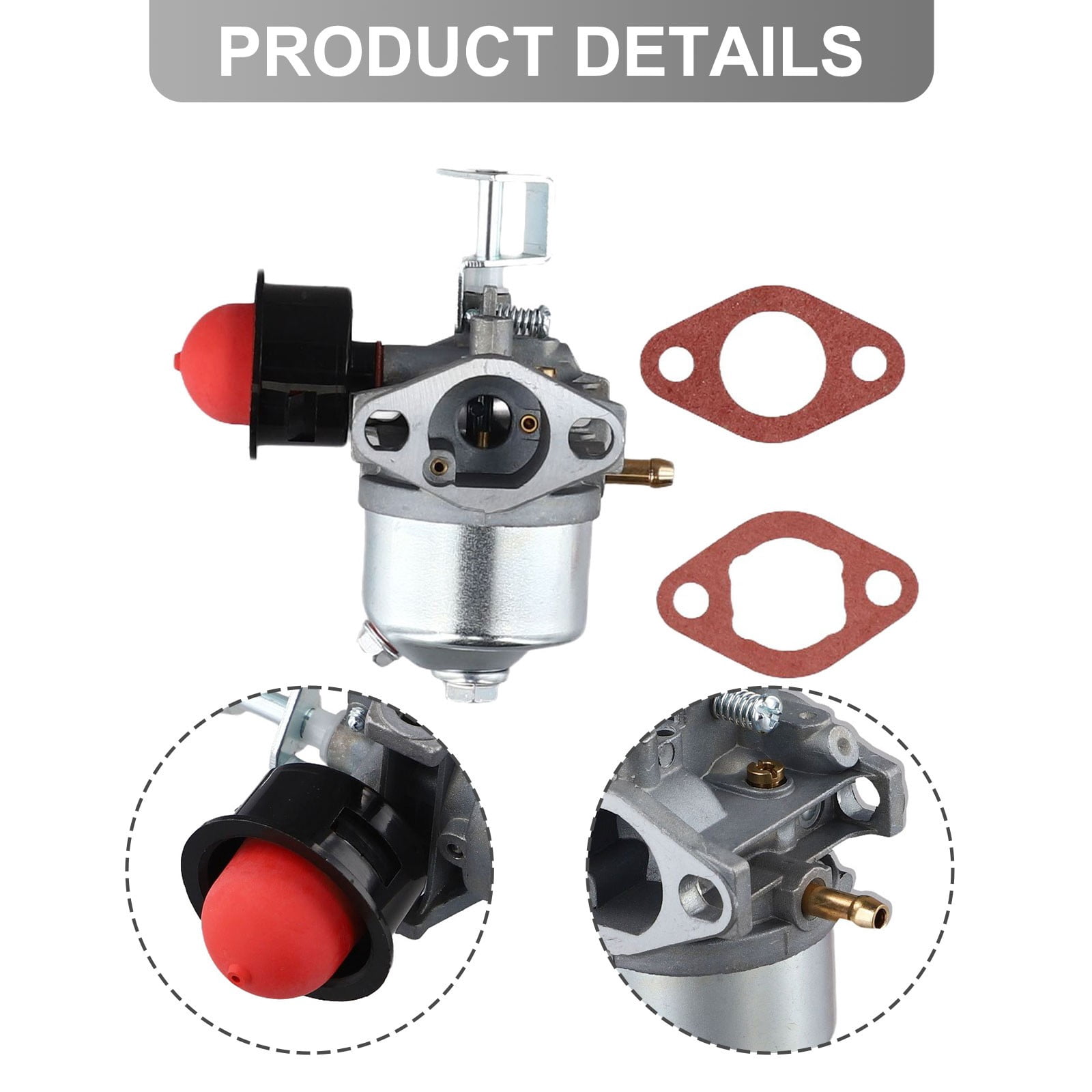 Replacement Carburettor Kit 1P56F Carburetor for Carb Engine Parts For Lawn Mower Smile Home