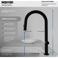 thumbnail image 7 of Karran Usa KKF730SFGG Brynford 1.8 GPM Single Hole Pull Down Kitchen Faucet - Spot-Free, 7 of 7