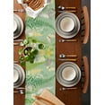 thumbnail image 5 of Hokiten Table Runners 70 Inches Long Dress Scarves, Spring Daisy Flowers Farmhouse Coffee/Dining/Kitchen Table Decor, Holiday Table Runner, Pastoral Garden Butterfly Chic 13x70 Inch, 5 of 7