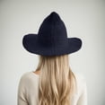 thumbnail image 5 of HAYIMI Women Thickening Type Daily And Festival Witch Hat Halloween Knitted Steepletop Hat, 5 of 5