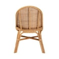 thumbnail image 4 of bali & pari Daniela Bohemian Light Honey Rattan Dining Chair, 4 of 6
