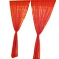 thumbnail image 2 of destyer Solid Color Wedding Organdy House Decor Door Window Tulle Voile Drape Sheer Colorful Curtain, 2 of 8