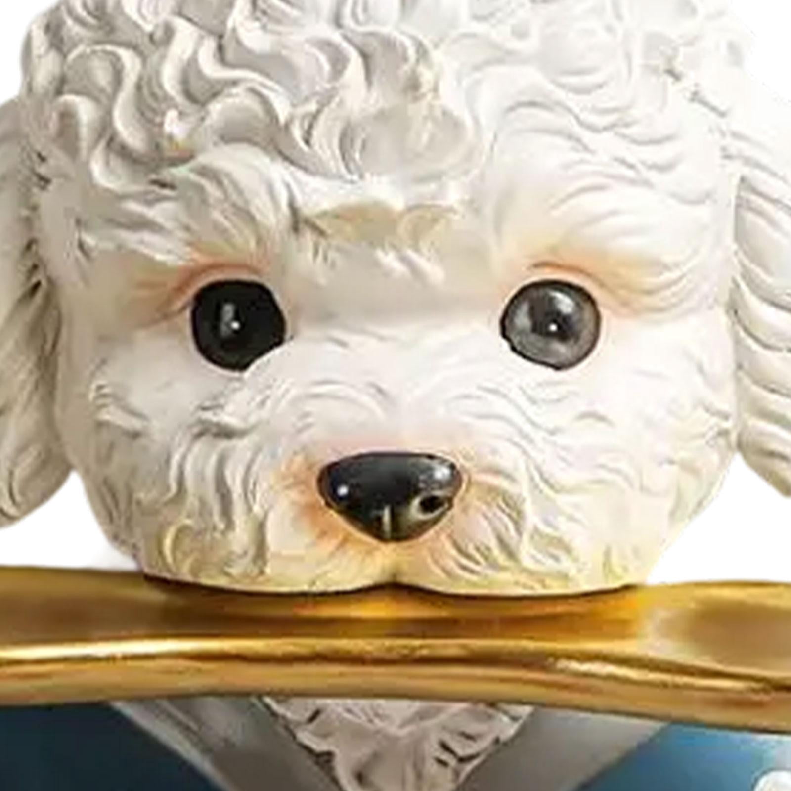 TISHITA Dog Toilet Paper Roll Holder Tissue Dispenser Novelty Multifunctional Cartoon Toilet Tissue Holder for Hotel Washroom Kitchen