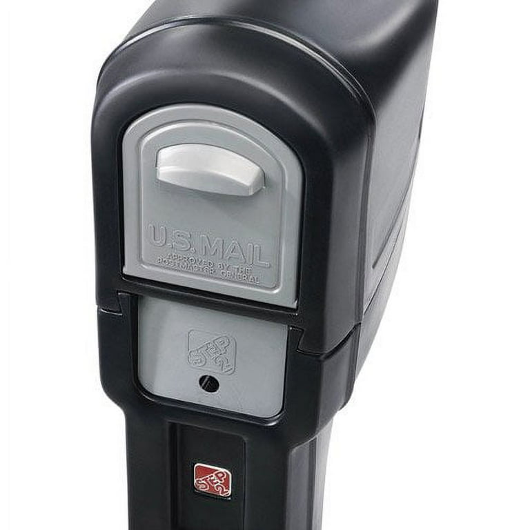 Step2 MailMaster Plus Plastic Mailbox with Black Finish Step2 MailMaster Plus Plastic Mailbox with Black Finish