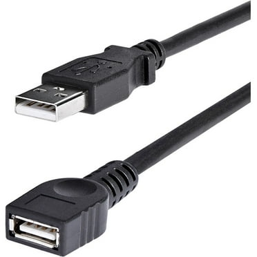 StarTech.com USBEXTAA6BK 6 ft Black USB 2.0 Extension Cable A to A - M/F - 6ft USB 2.0 Extension Cable - 6ft USB male female Cable
