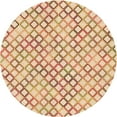 thumbnail image 1 of Ahgly Company Machine Washable Indoor Round Transitional Golden Blonde Gold Area Rugs, 7' Round, 1 of 7