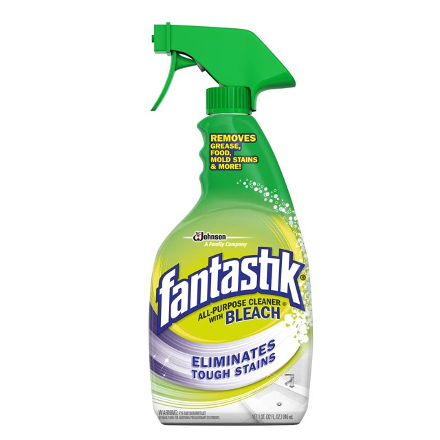 Fantastik, AllPurpose Cleaner with Bleach, 32 Oz., Pack of 1, 8 Packs