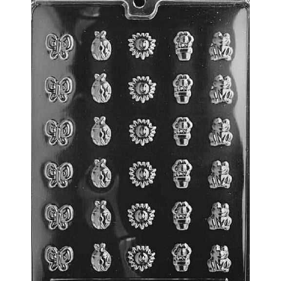 Grandmama's Goodies AO044 Taster's Choice Chocolate Candy Soap Mold with Exclusive Molding Instructions