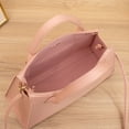 thumbnail image 5 of Purse and Handbags for Women PU Leather Tote Satchel Shoulder Bag Top Handle Crossbody Bags with Zipper ang Shoulder Starp Pink, 5 of 9